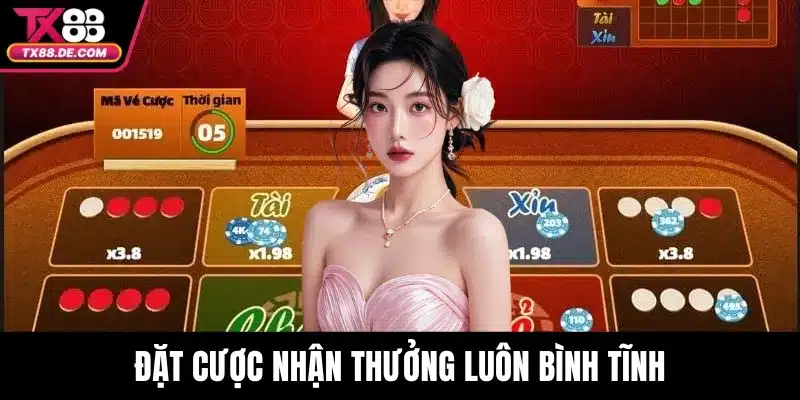 Xóc Đĩa Live Tx88 – Cược Nhanh, Thưởng Lớn Cùng Dealer Thật 3 Đặt cược nhận thưởng luôn bình tĩnh