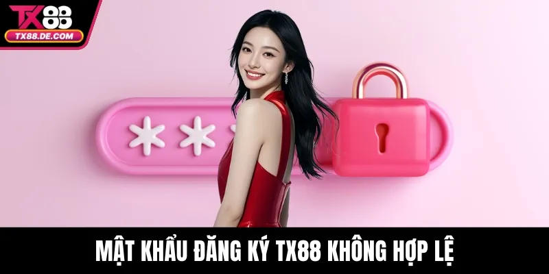 Đăng Ký TX88 - Nhanh Chóng, An Toàn, Thắng Lợi Tối Đa 4 Mật khẩu đăng ký TX88 không hợp lệ